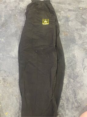 U.S. Army Black Physical Fitness Nylon Pants size small